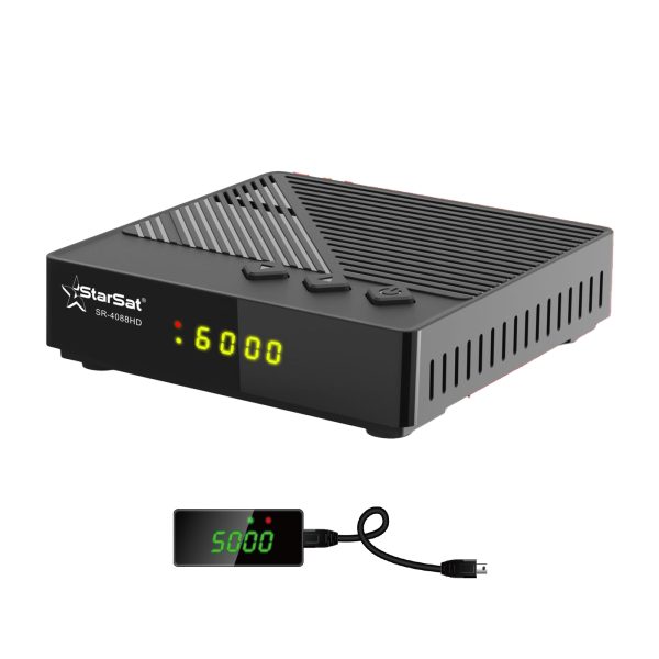 StarSat SR-4088HD Advanced Satellite Receiver - DVB-S/S2, Wideband LNB, Multi-Code Rate Support, EPG