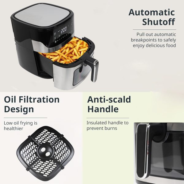 StarSat ST-F600 5.5L Digital Air Fryer - Image 2