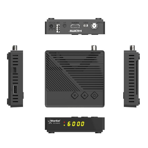 StarSat SR-4088HD Advanced Satellite Receiver - DVB-S/S2, Wideband LNB, Multi-Code Rate Support, EPG - Image 3