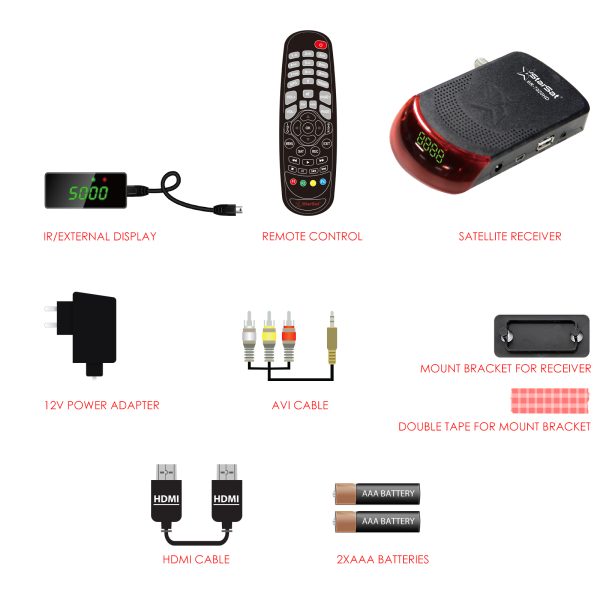 StarSat SR-7020HD Universal Satellite Receiver - DVB-S/S2, Wideband LNB, Multi-Code Rate, Advanced EPG - Image 4