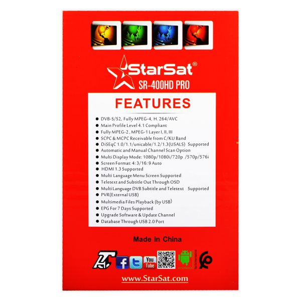 StarSat SR-400HD Pro Full HD Receiver - Image 5
