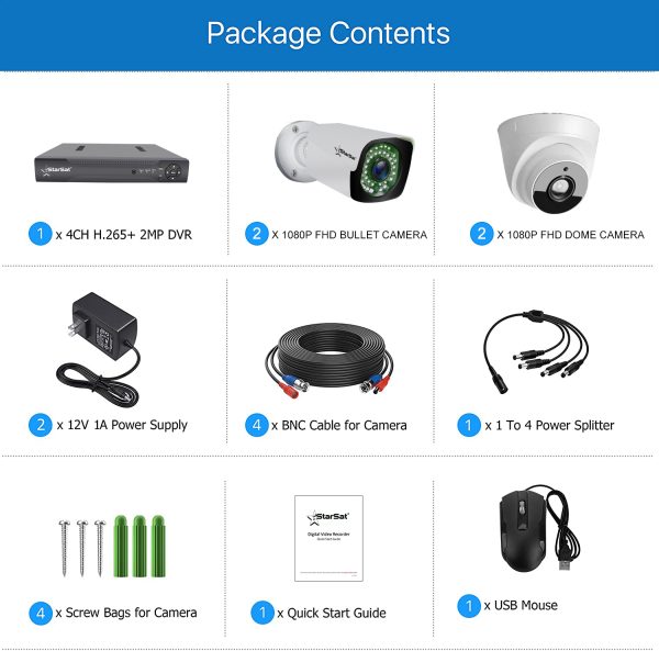 StarSat 4-Channel CCTV Kit - Image 9