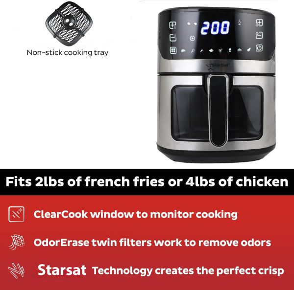 StarSat ST-F600 5.5L Digital Air Fryer - Image 7