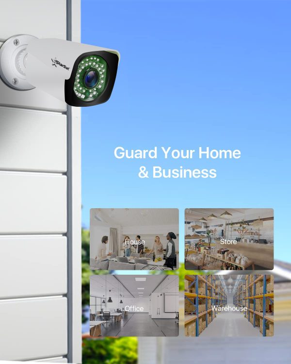 StarSat 8-Channel 1080N AHD CCTV Kit - Plug & Play Security System with Remote Viewing, 8x Cameras + DVR (4TB HDD Support) - Image 12