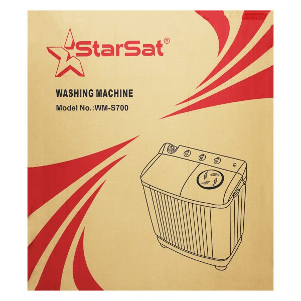 StarSat 7.2 KG 2-in-1 Washer Dryer