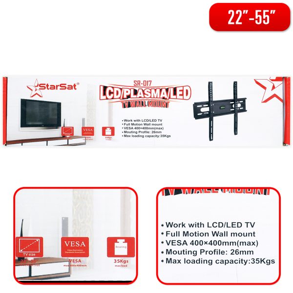 StarSat SR-017 TV Wall Mount (22"-55")