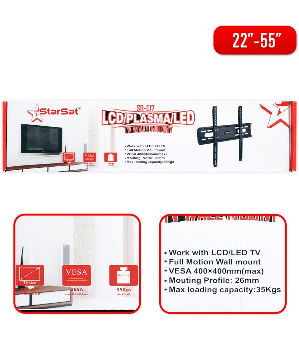 StarSat SR-017 TV Wall Mount (22"-55")