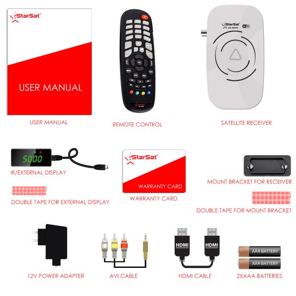 StarSat SR-300HD White Full HD Receiver - Image 4