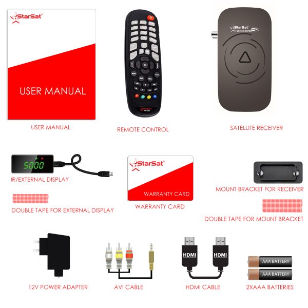 StarSat SR-300HD Black Full HD Receiver - Image 2