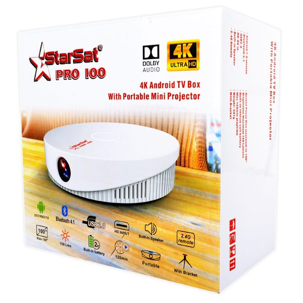 StarSat PRO-100 4K UHD Projector - Image 4