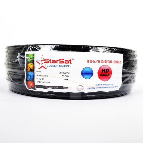 StarSat 100 Yards RG-6/U Coaxial Cable