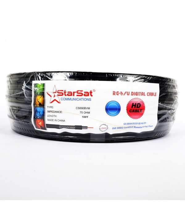 StarSat 100 Yards RG-6/U Coaxial Cable