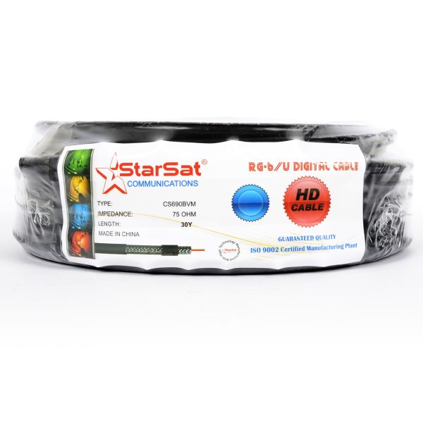 StarSat 30 Yards RG-6/U Coaxial Cable