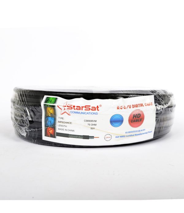 StarSat 50 Yards RG-6/U Coaxial Cable