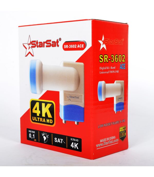 StarSat SR-3602 ACE 4K Twin/Dual LNBF - Image 4