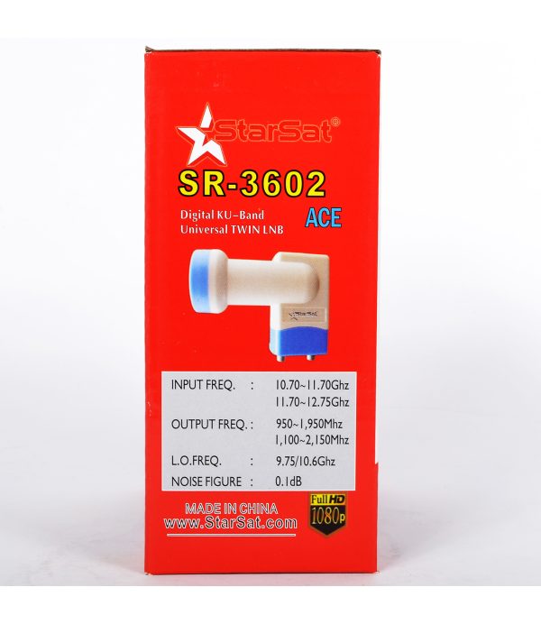 StarSat SR-3602 ACE 4K Twin/Dual LNBF - Image 2