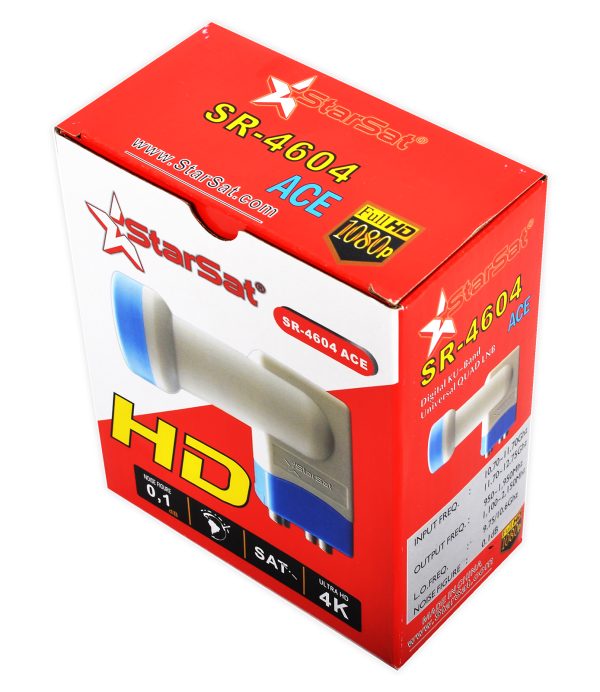 StarSat SR-4604 ACE 4K Quad LNBF - Image 4