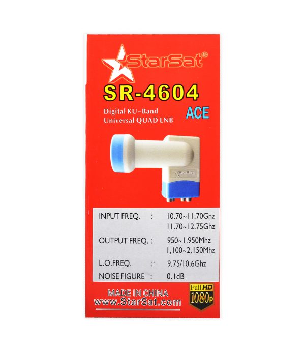 StarSat SR-4604 ACE 4K Quad LNBF - Image 3