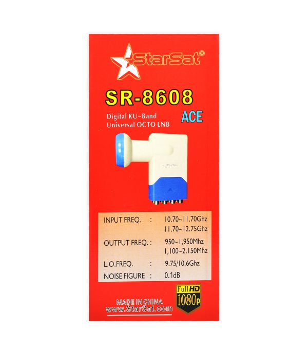 StarSat SR-8608 ACE 4K Octo LNBF - Image 3