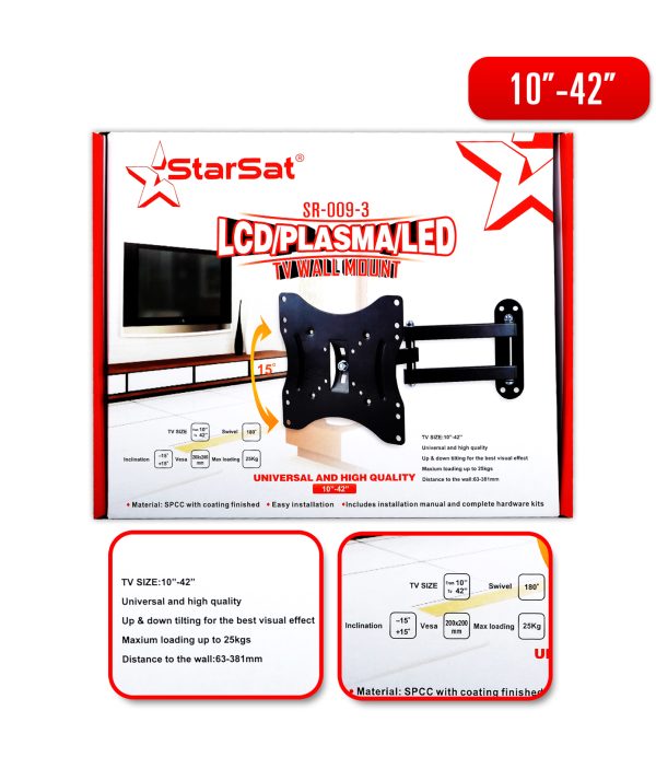 StarSat 009-3 TV Wall Mount (10"-42")