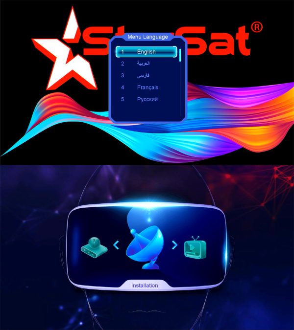 KSA-StarSat SR-220H4K 4K Satellite Receiver - DVB-S2, H.265, WiFi, 4G, USB PVR, 8000 Channels, EPG - Image 5