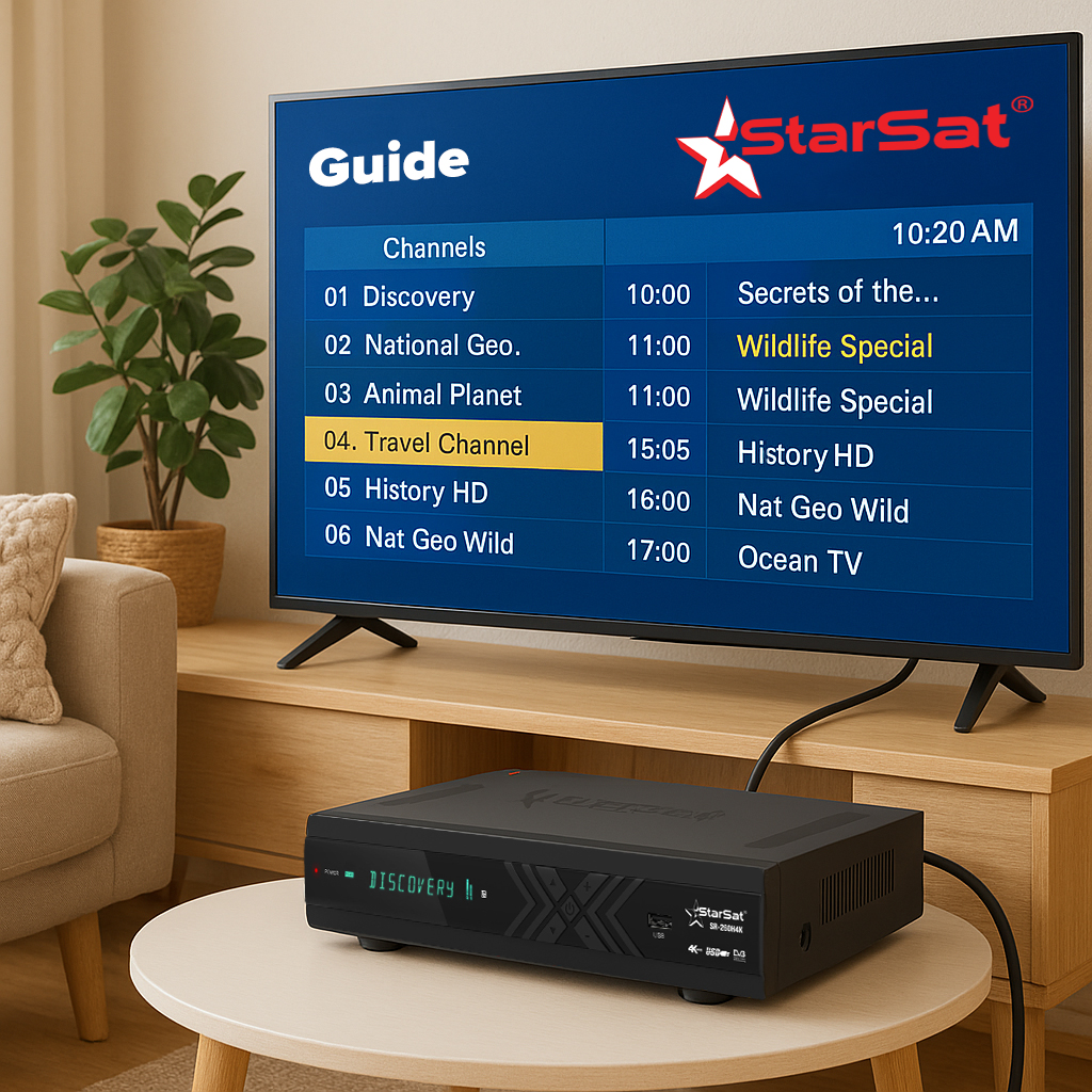 Step-by-Step: How to Set Up Your StarSat Receiver with Any TV Step-by-Step: How to Set Up Your StarSat Receiver with Any TV